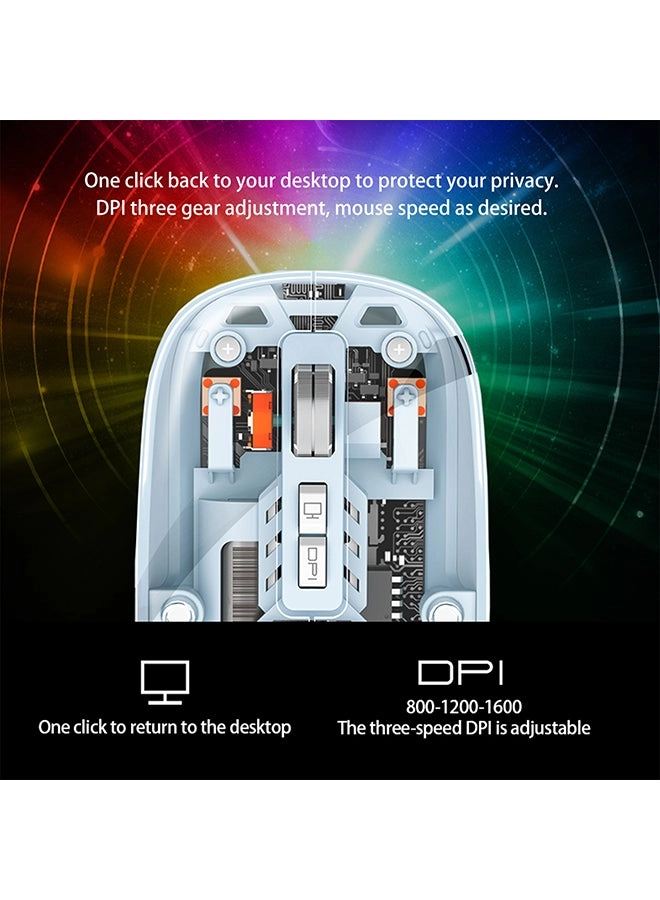 Transparent Magnetic Mouse - Wireless