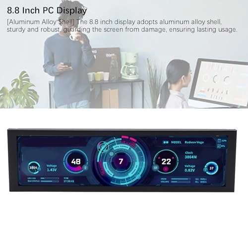 PC Temperature Display - 1920x480 8.8 Inch