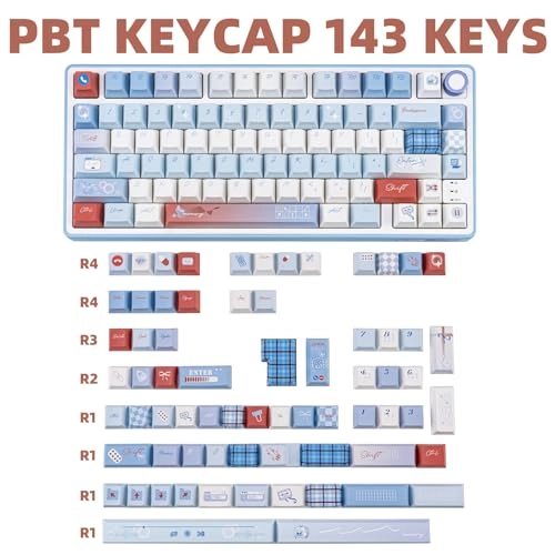 PBT Keycaps - ANSI US layout ISO UK layout Keycap Puller