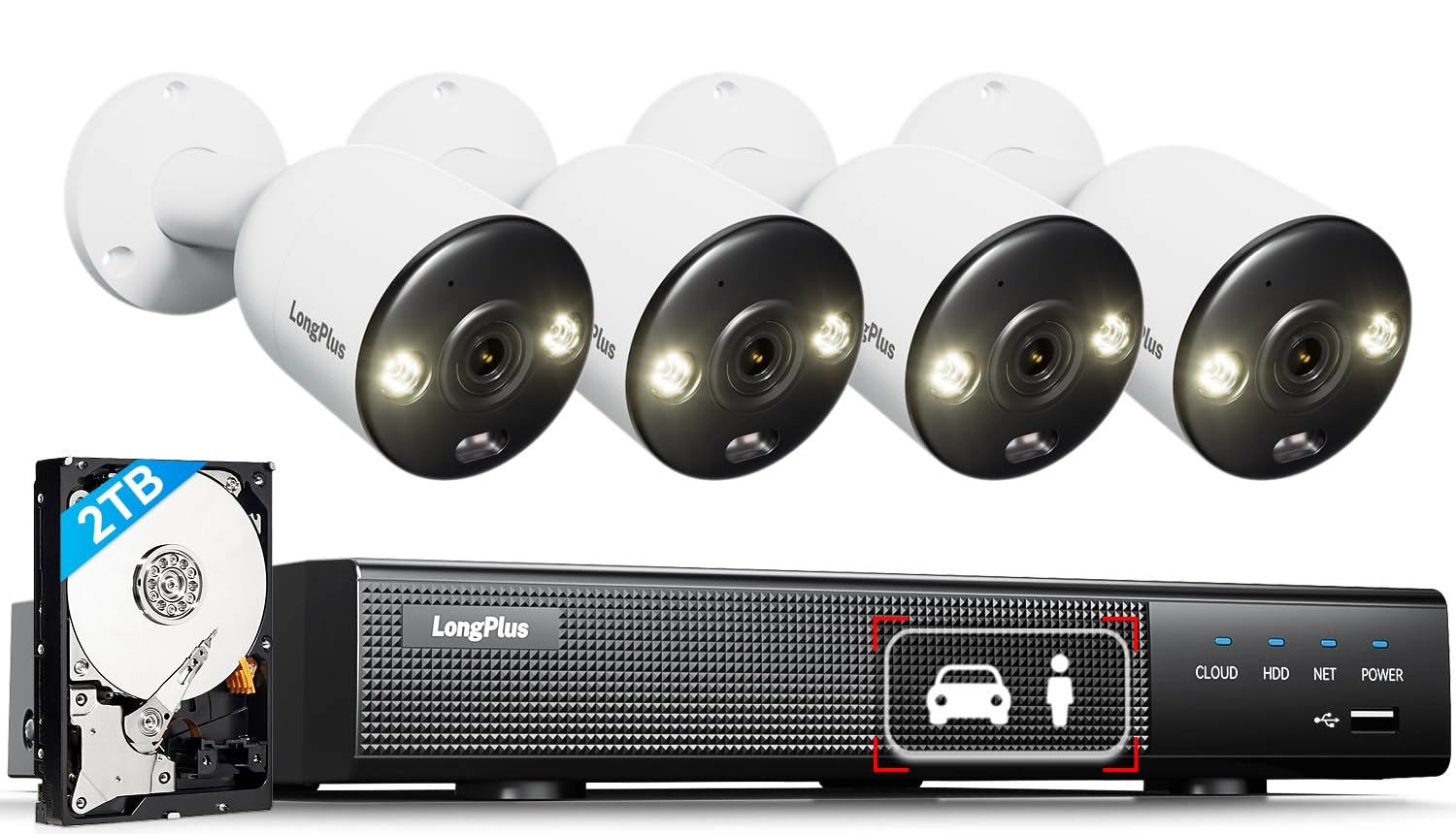Smart 4K Home Security Camera System - 8CH