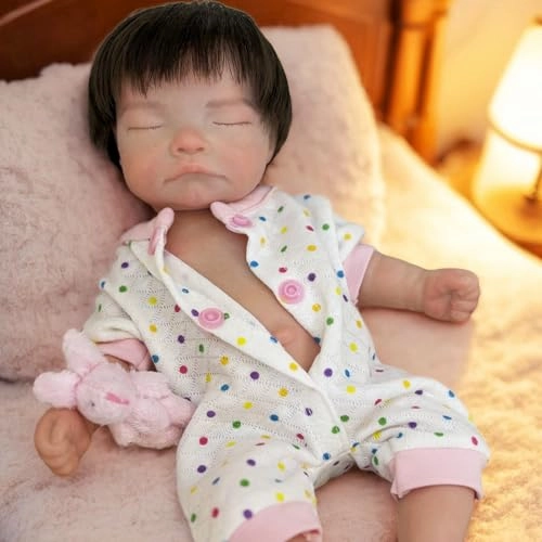 Reborn Baby Doll - 10 Inch Silicone Girl Ages 3+