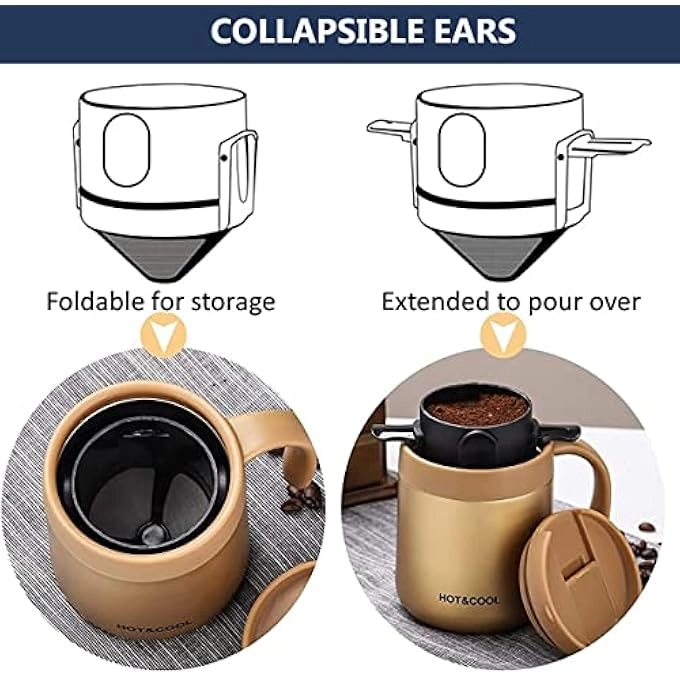 Filter - Bottom Cup Double Mesh Pour Over