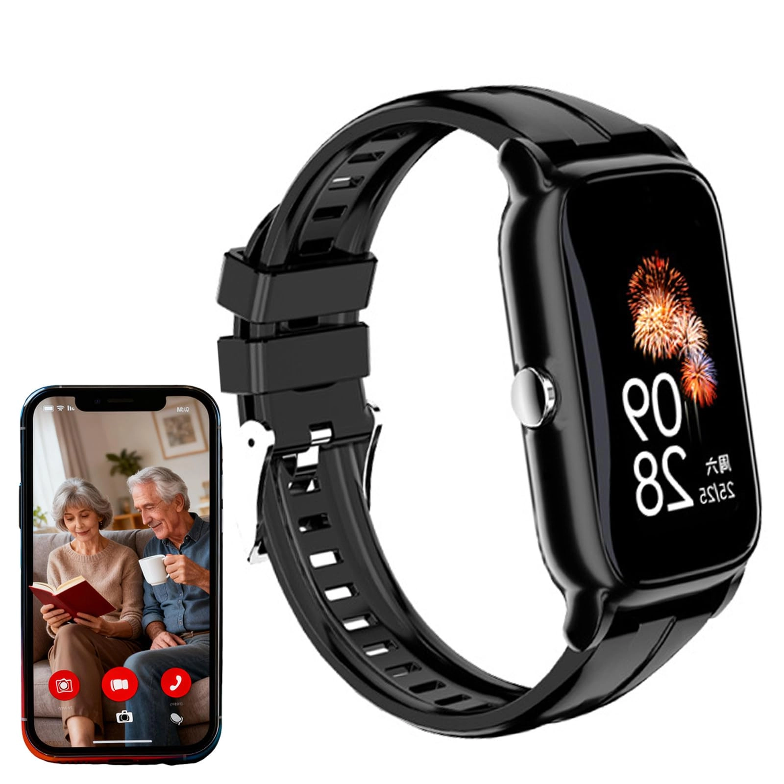 Fall Detection Watch for Elderly ABS+PC