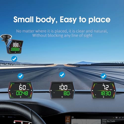 Universal Car HUD - GPS Speedometer HD Display