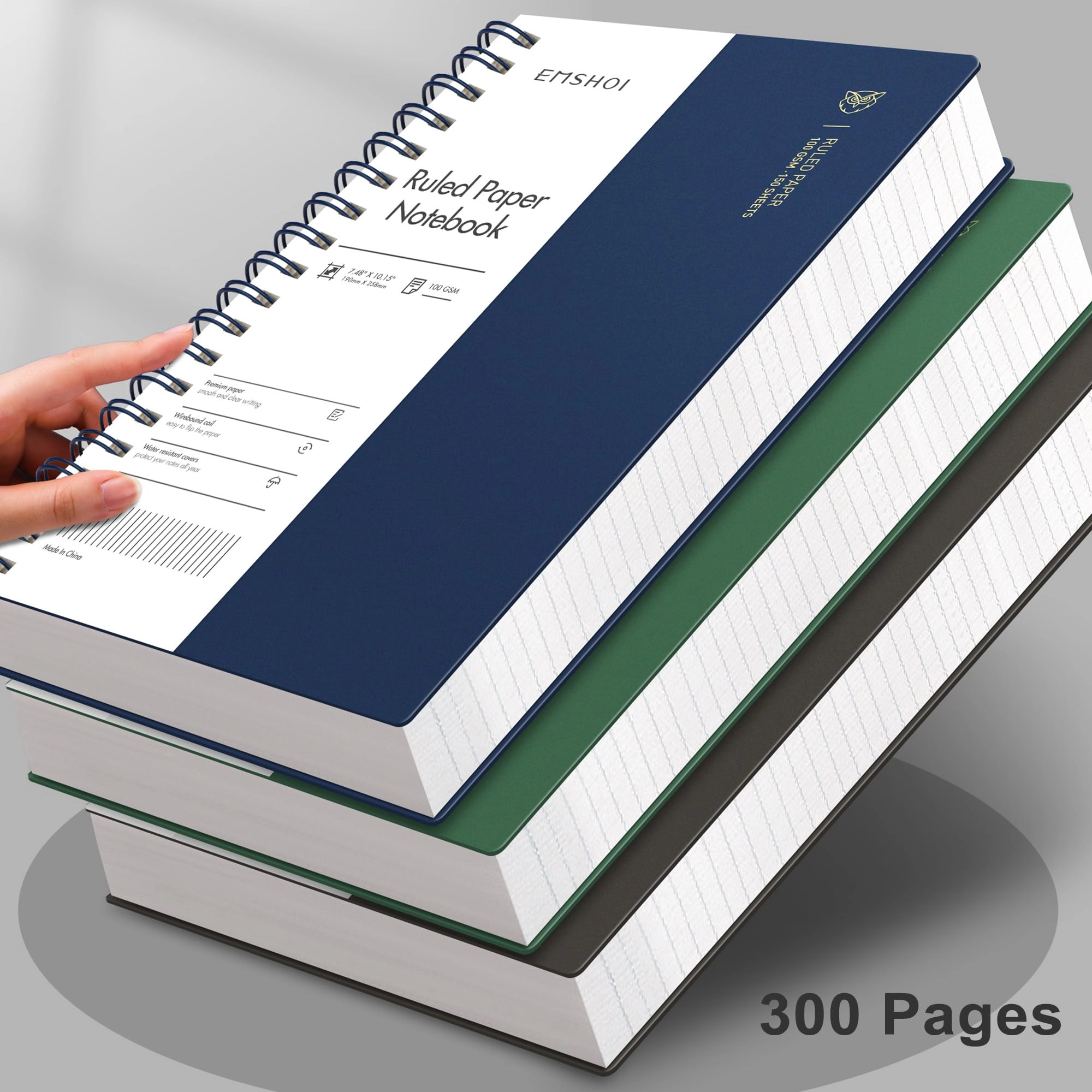 Notebook B5 Spiral - Lined 150 Sheets