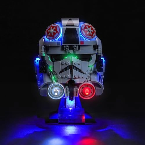 LED Light Set - Copper Line for LEGO AT-AT Driver Helmet 75429