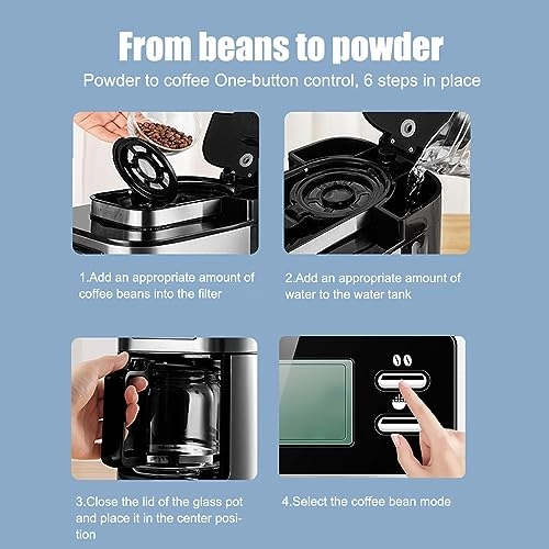 Programmable Coffee Maker - Burr Grinder Keep Warm