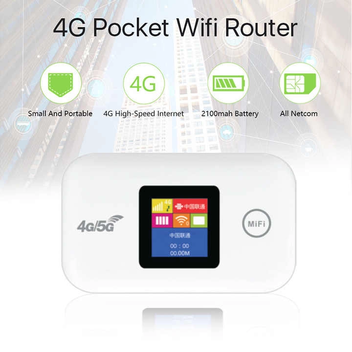 SIM Card WiFi Hotspot Device - 4G LTE USB Powered Supports up to 10 Devices