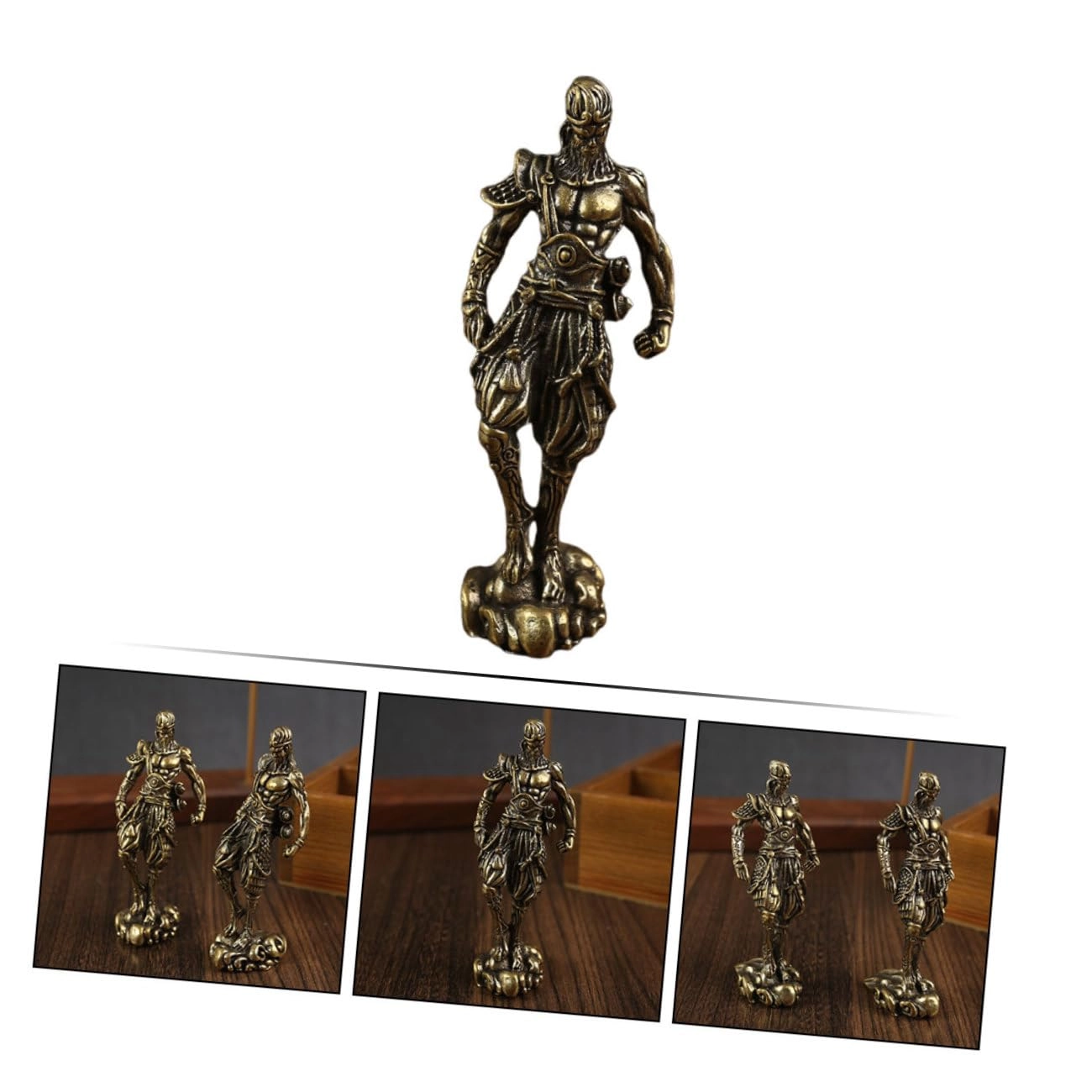 Monkey King Statue - Brass