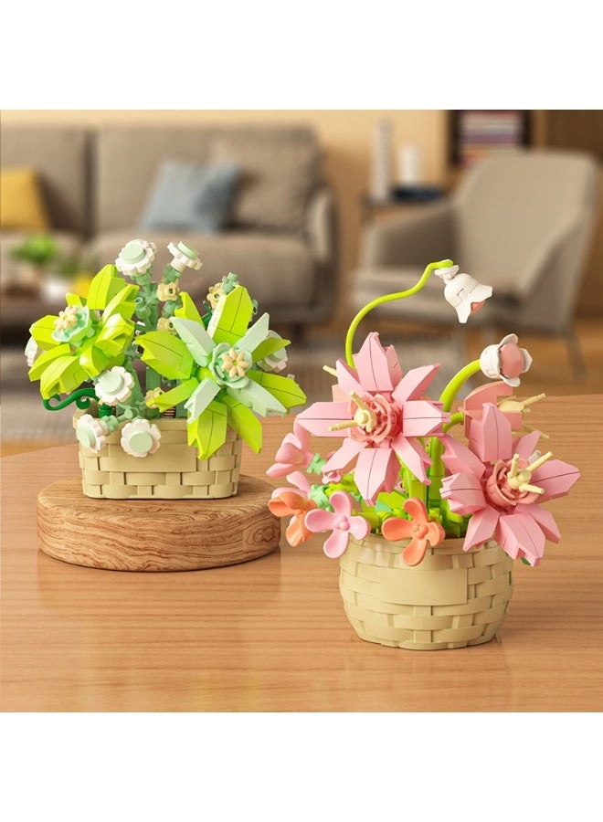 Building Block Flower Set - Flower 8-in-1