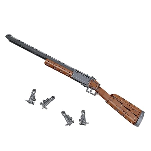 Double Barrelled Building Bricks Gun - 1054 pcs