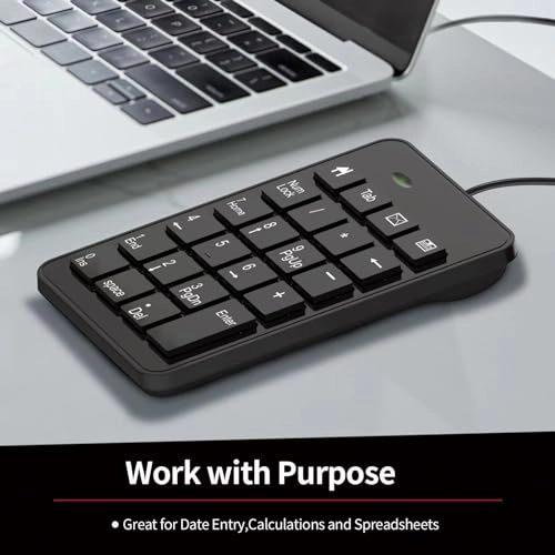 Wired Number Pad - 23 Key Typec USB