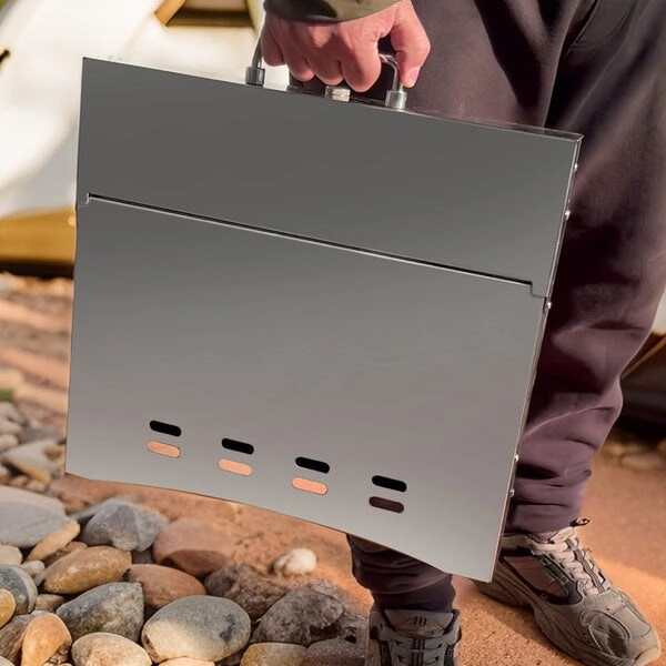 Portable Folding BBQ Stove - Charcoal