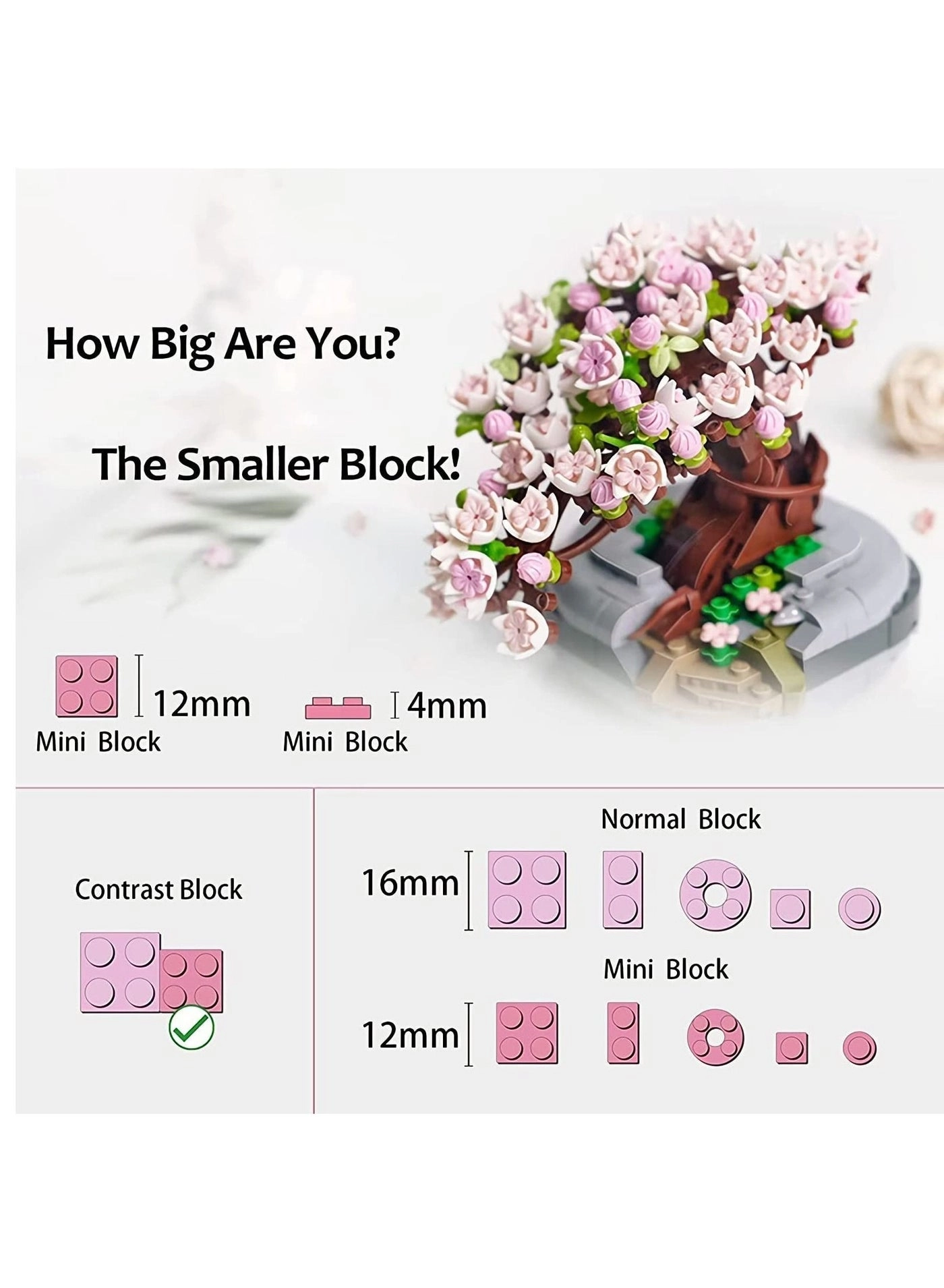 Mini Sakura Bonsai Tree - 426pcs