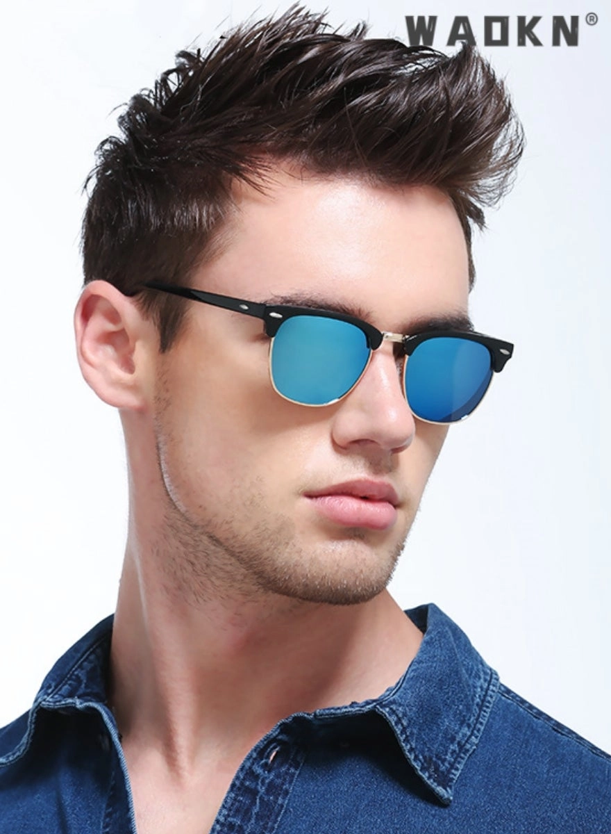 Aviator Sunglasses - 52mm Black Gray