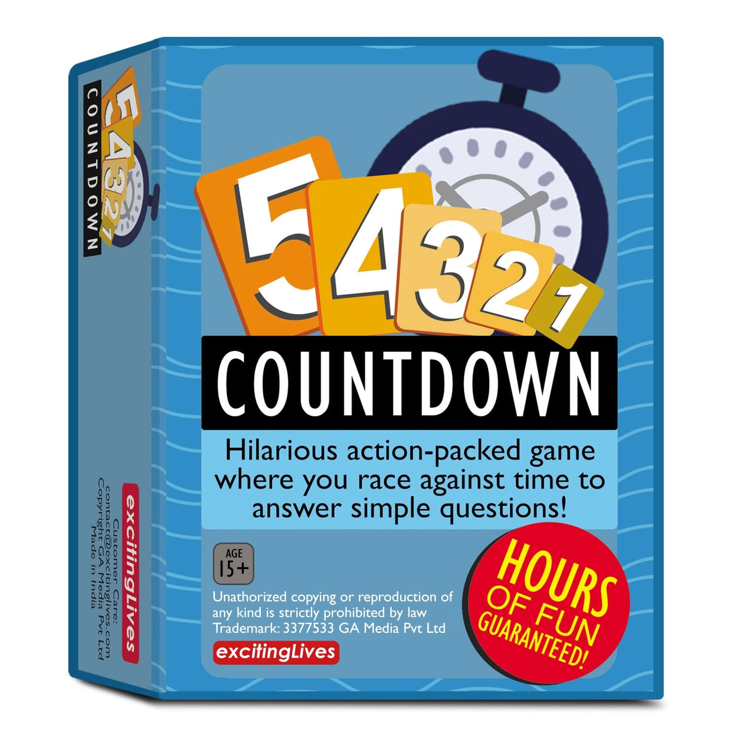 exciting Lives Countdown Five Seconds Party Game - Kid