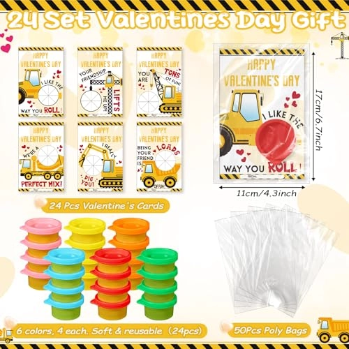 Modeling Clay Set - 24 pcs Site Vehicle