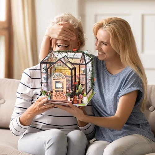 Miniature House to Build - LED Light Model House Furniture