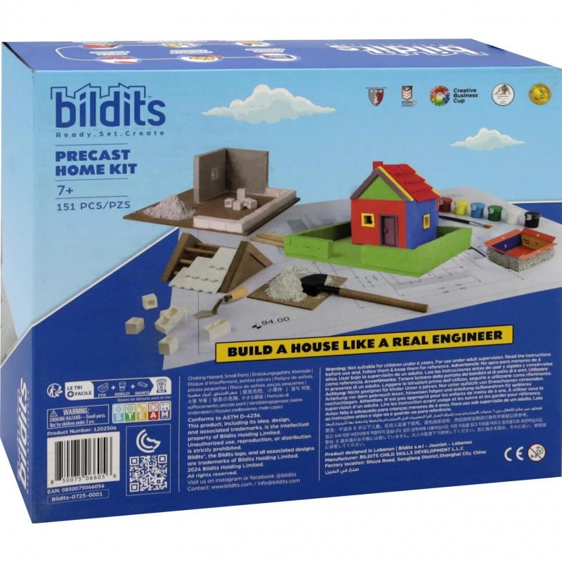 Precast Home Kit - 7 Years and Above Clay/Plastic/Wood