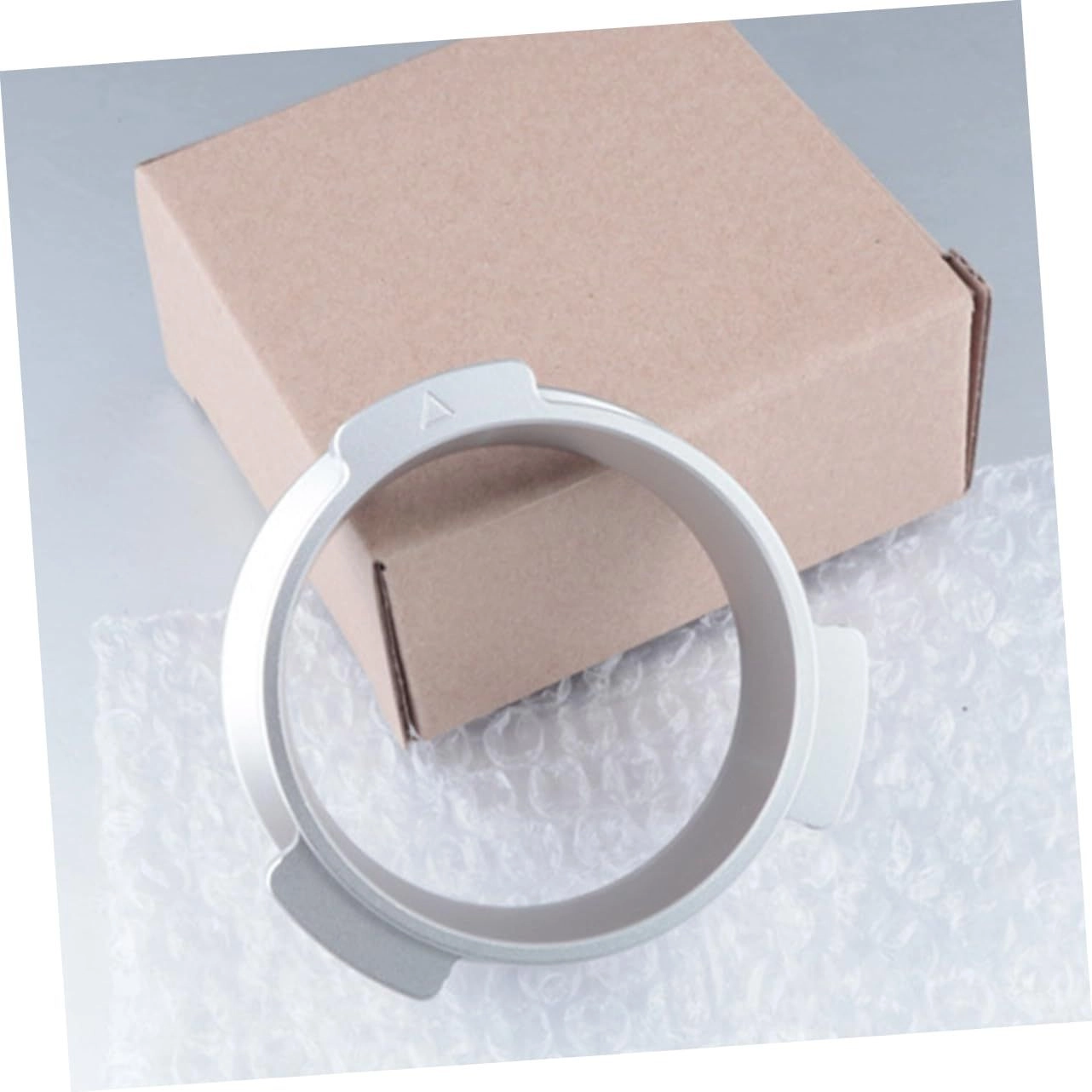 coffee dosing ring - 58mm Silver