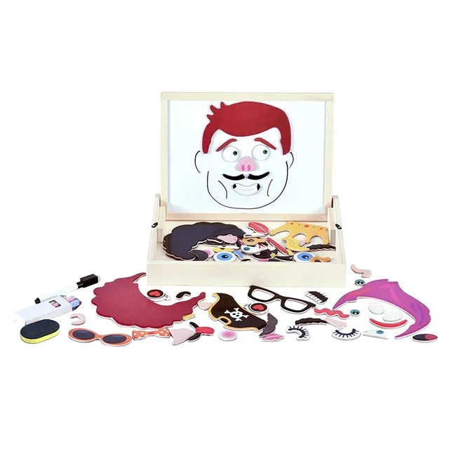 Magnetic Faces Activity Box - 3+ years 88 pcs