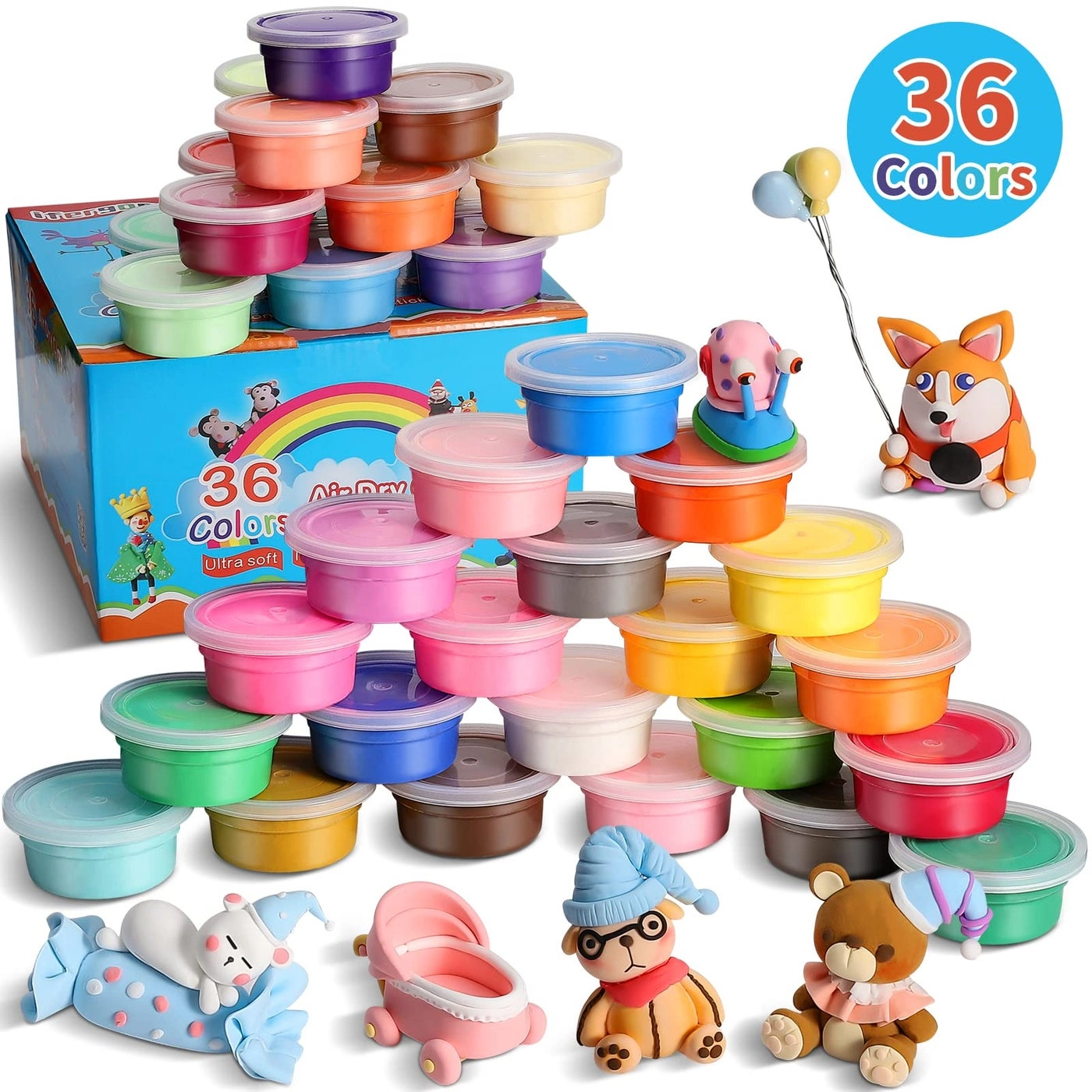Modeling Clay Kit - 36 colors Air Dry