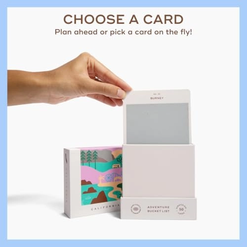 California Adventure Bucket List - 50 Scratch-Off Cards Multicolor