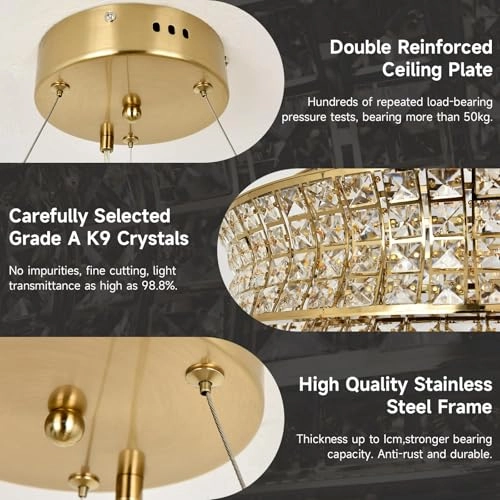 Chandelier - 20 Inch Warm White