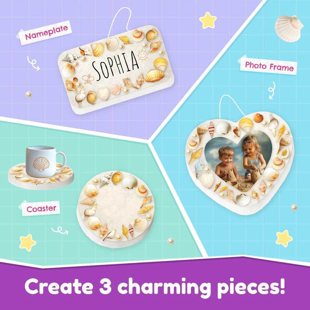 Shell Creations DIY Craft Kit - 100 Plus Pcs