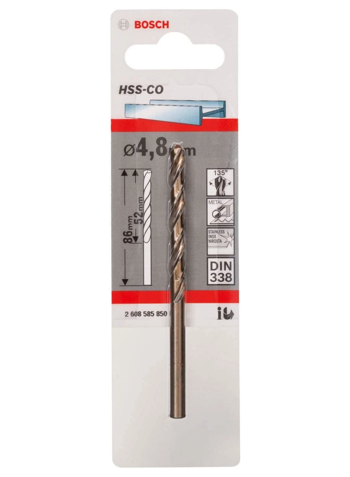 Metal Drill Bits - Hss-Co 3.0 mm