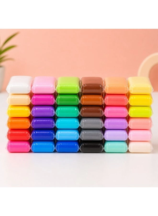 sgcollections Air Dry Modeling Clay Set - 36 Colors Non-Toxic 36pcs.