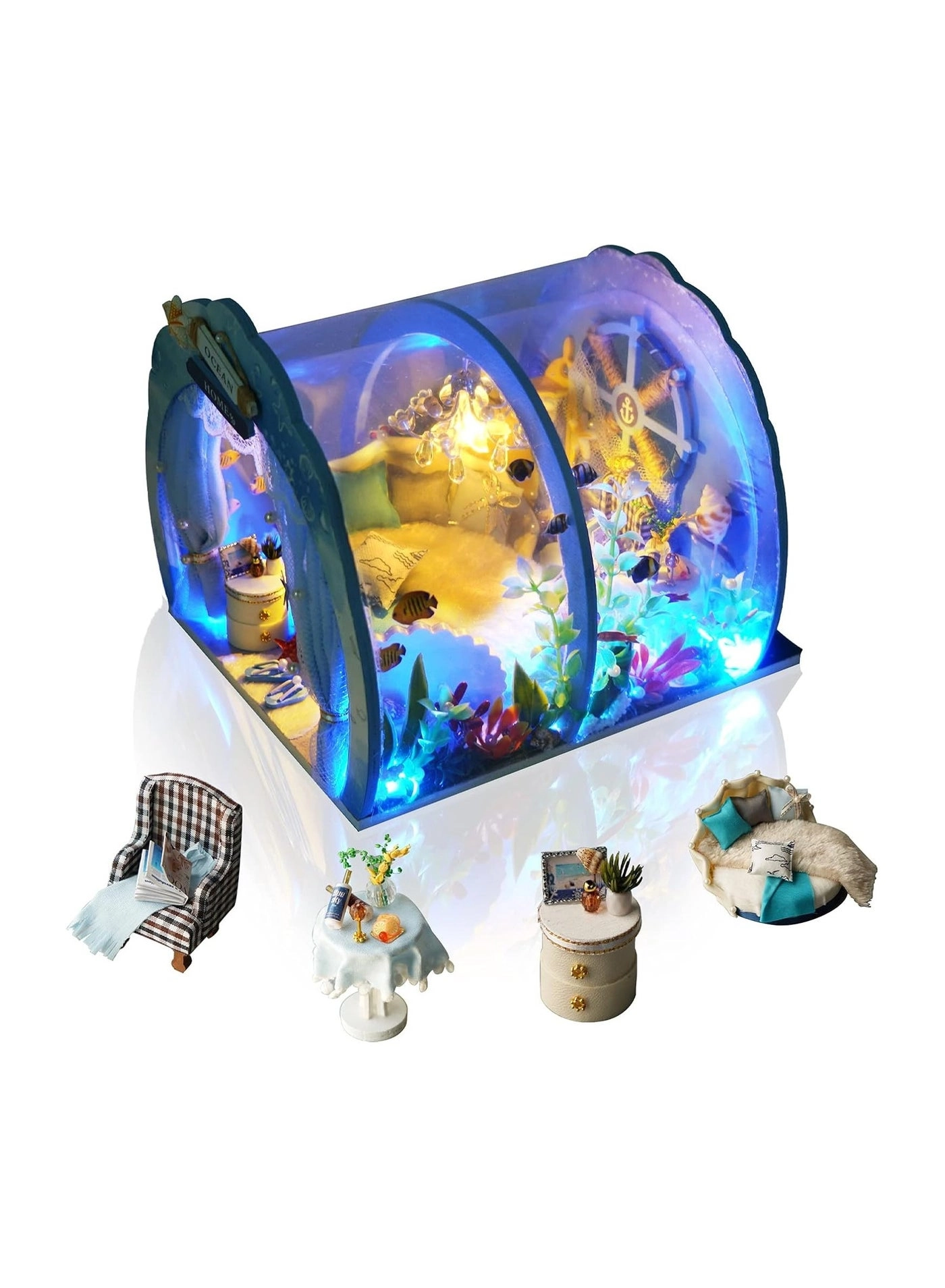 Miniature Dollhouse Kits - Mermaid Princess 1:24 Scale