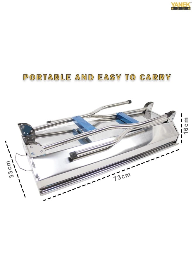 Folding BBQ Camping Grill - Stainless Steel Large