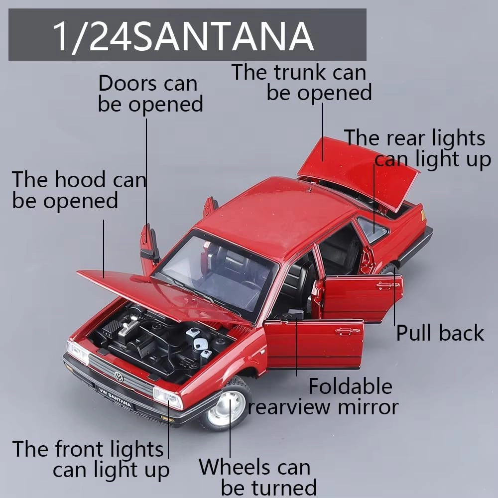 Metal Pullback Car - 1:24 1 pcs
