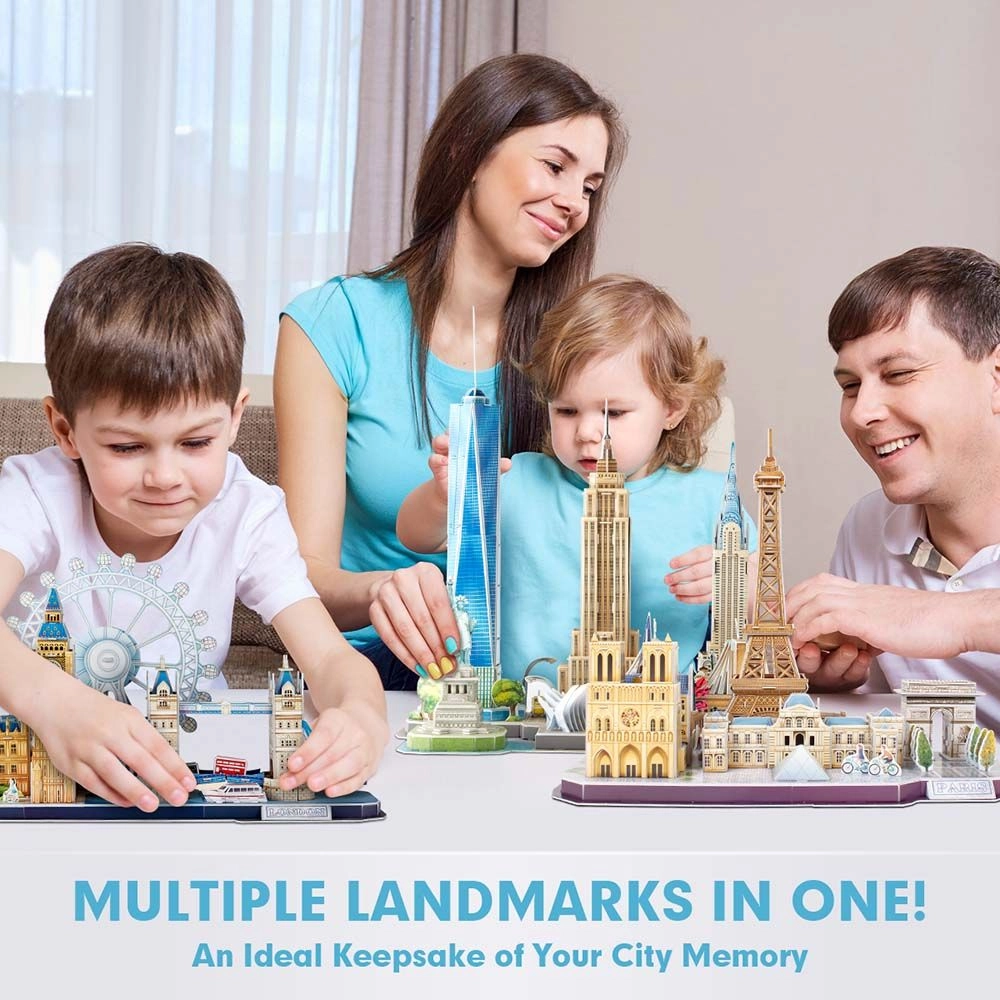 City Line Paris 3D Puzzle (ALGT-MC254H) - 114 pcs