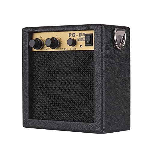 Mini Guitar Amplifier - 5W Wooden 6.35mm Input