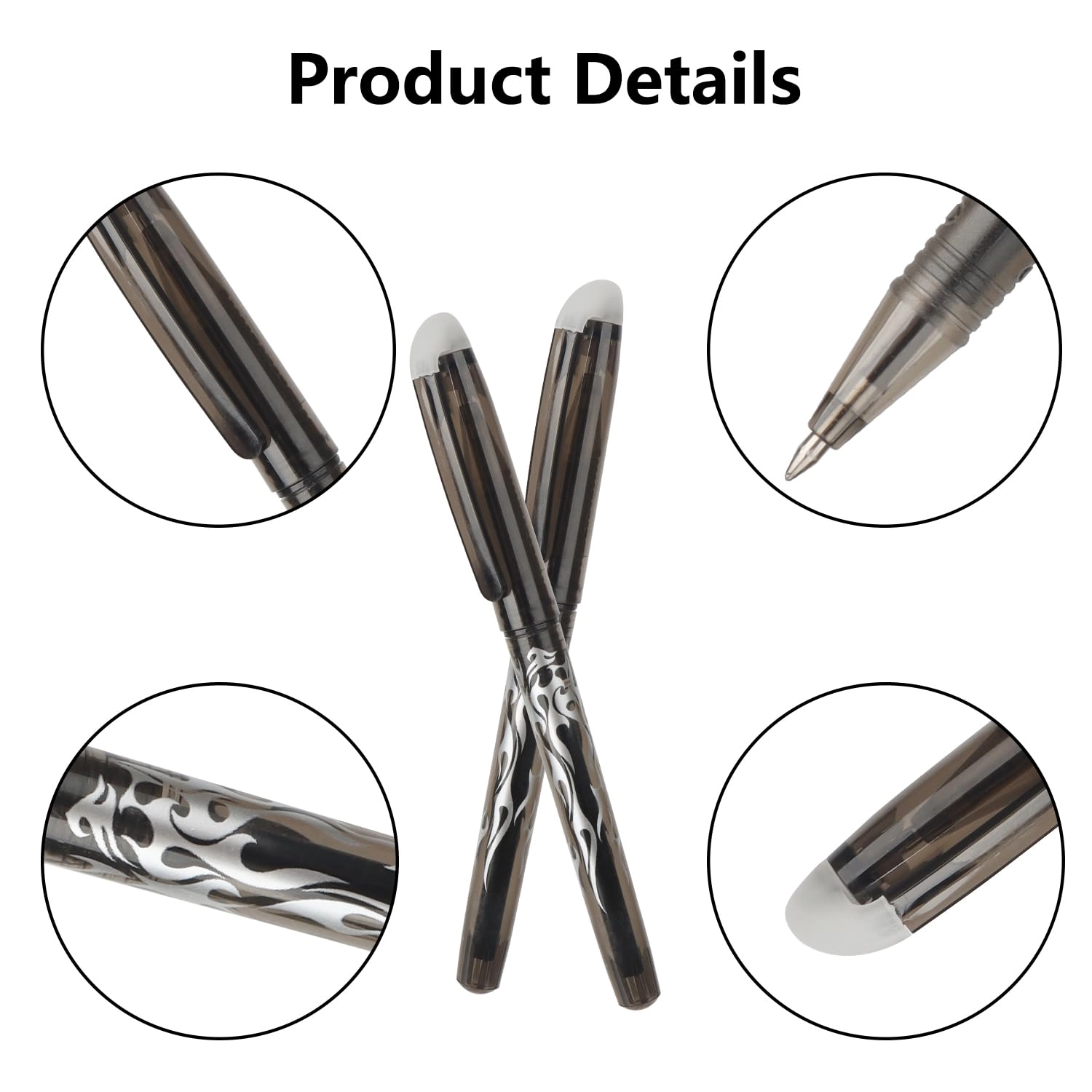 Erasable Gel Pens - 7PCS 0.5mm