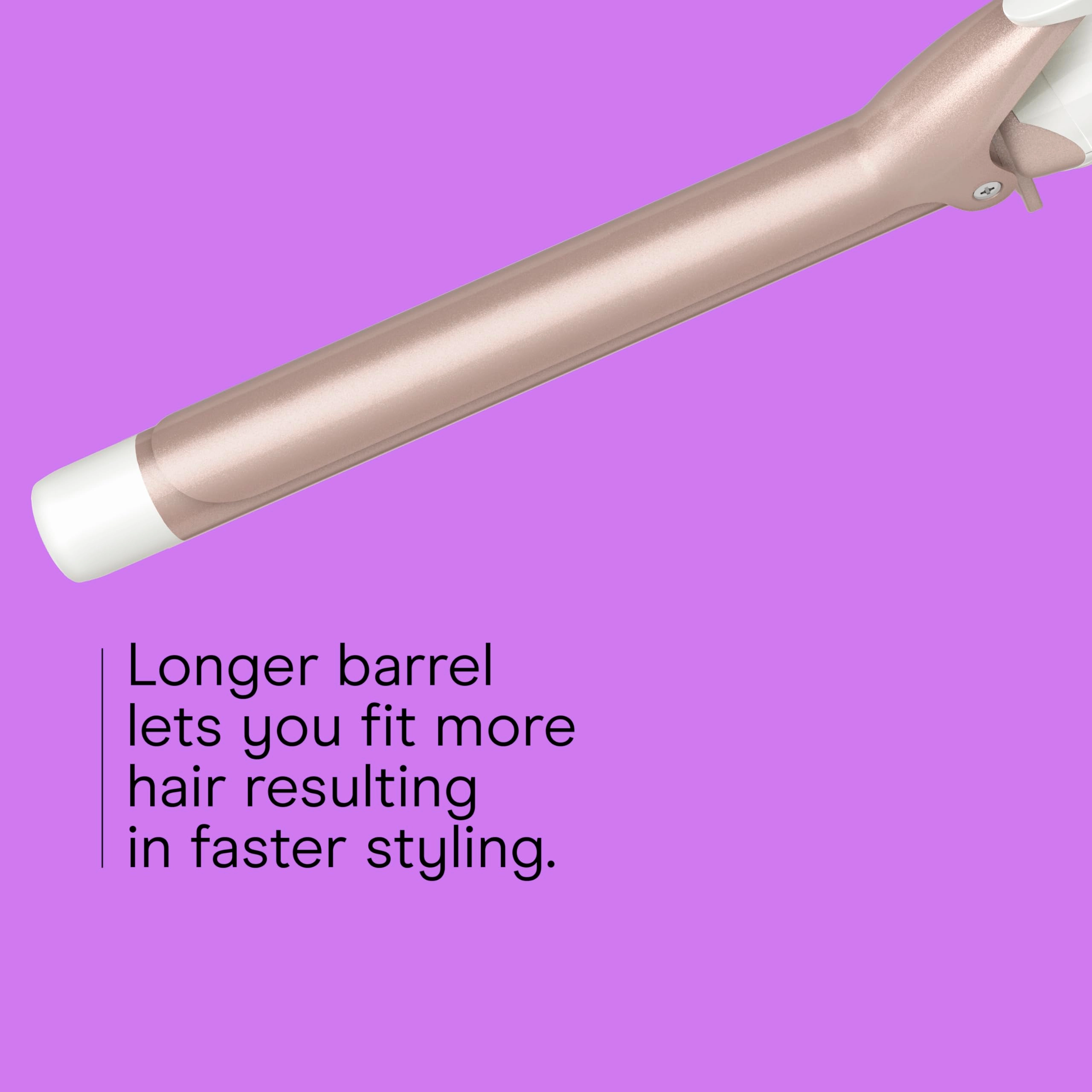 Double Ceramic Curling Iron - 1-Inch