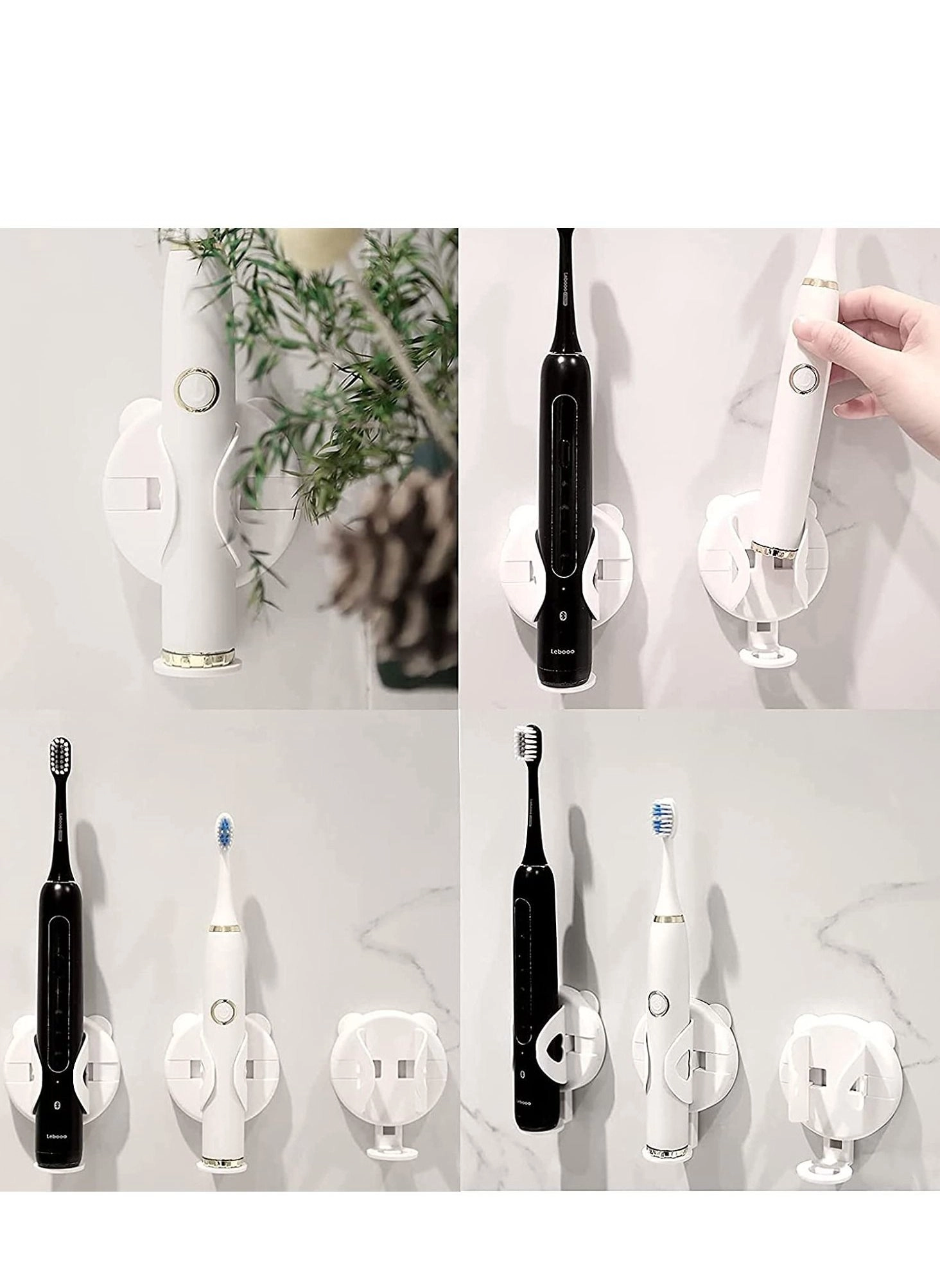 Wall Mount Toothbrush Holder