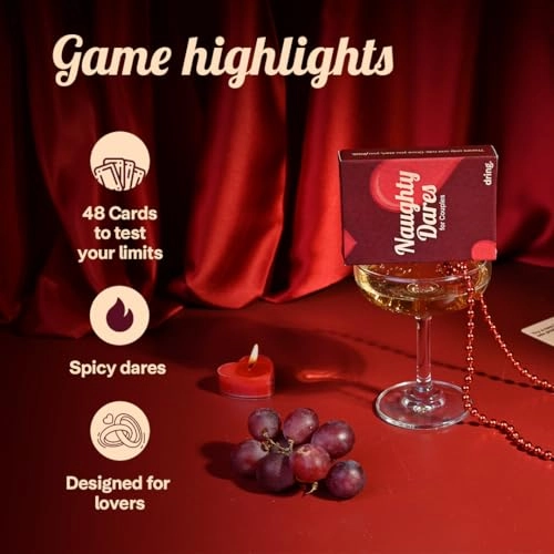 Naughty Dares for Couples - English Adult 48 piece(s)