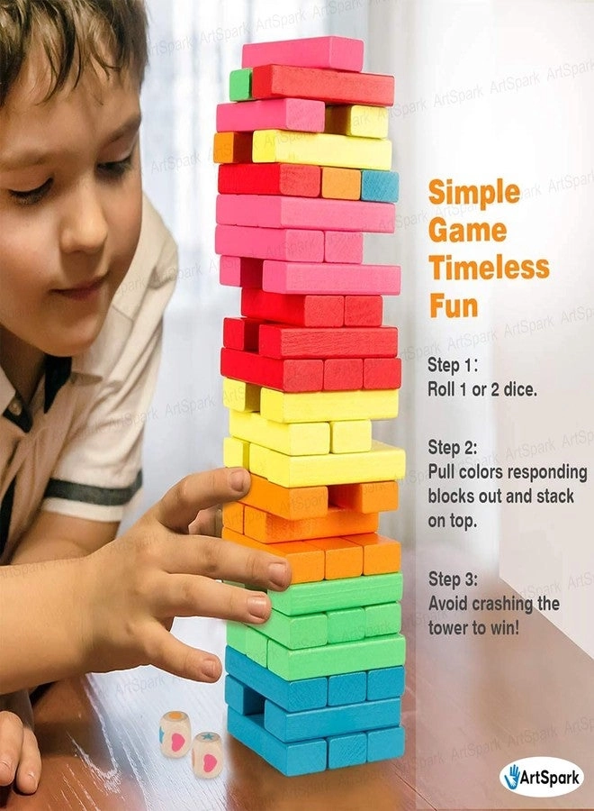 Wooden Tumbling Tower - 5+ years 48 pcs