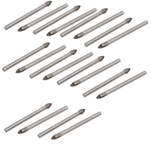 uxcell Tile Drill Bit - Metal, Carbide 20pcs 5mm