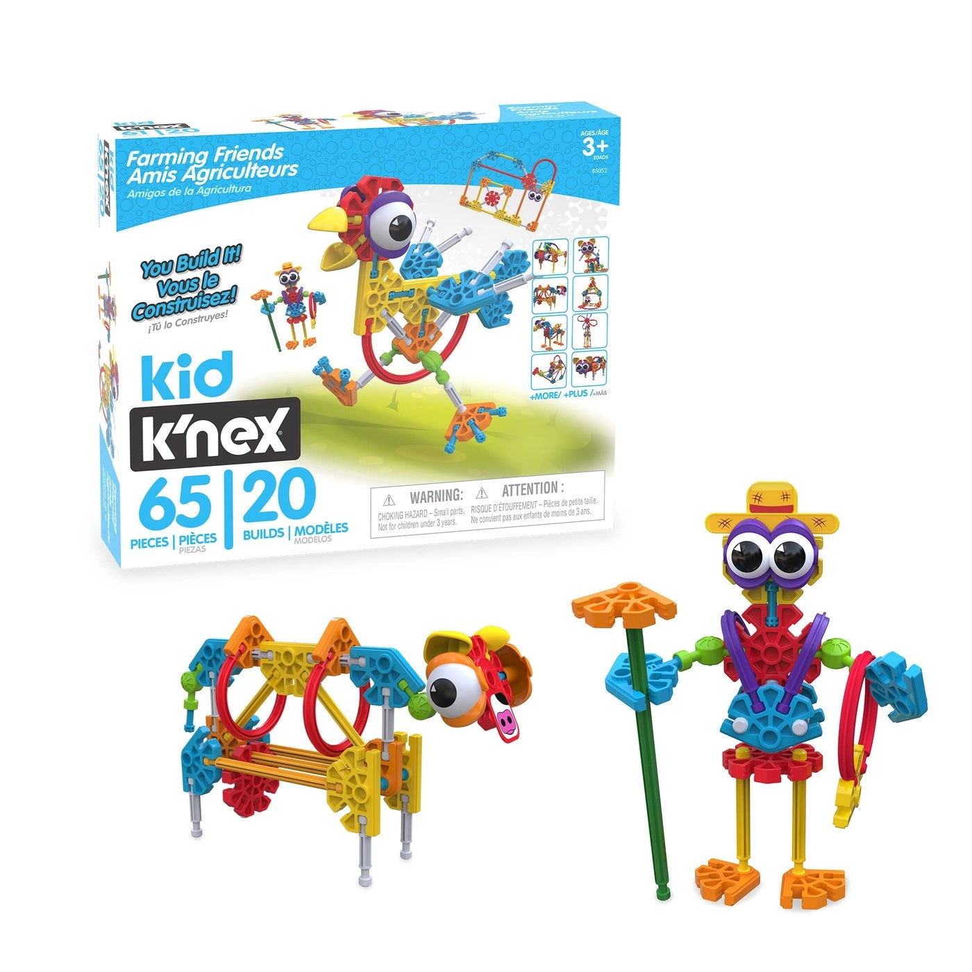 Basic Fun Kid Farmin' Friends - 65 pcs