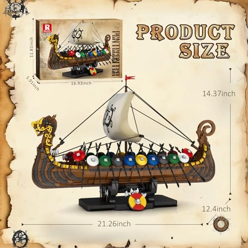 Viking Warship - 2547 pcs for ages 14+