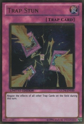 Konami Yu-Gi-Oh! Trap Stun GLD4-EN050 - 1pcs