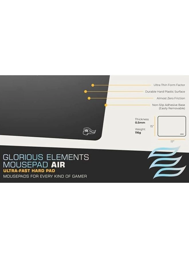 Elements Air XL Polycarbonate Gaming Mouse Pad
