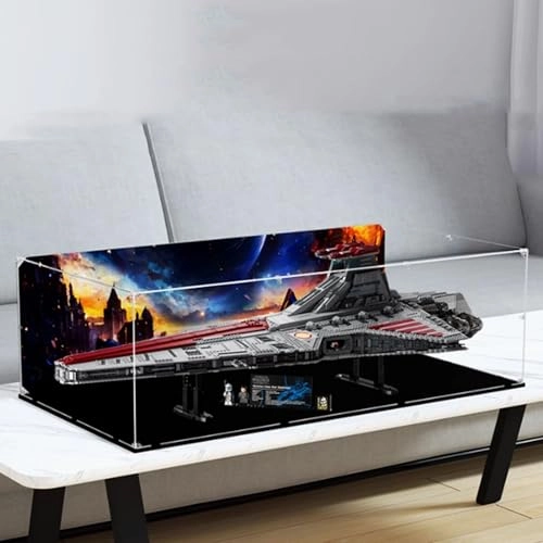 Acrylic Display Box for LEGO 75367 Republican Assault Cruiser Model - Acrylic