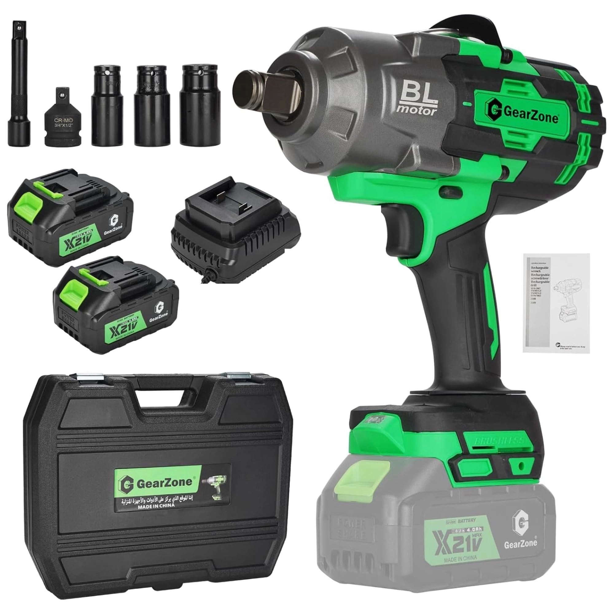 GearZone Impact Driver - 2000Nm 1/2 inch