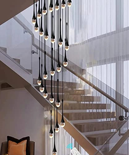 138''/350cm Foyer Entrance Crystal Chandelier - 20 inches