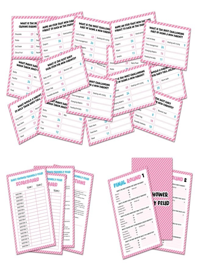 Mueddur Baby Shower Friendly Feud Game